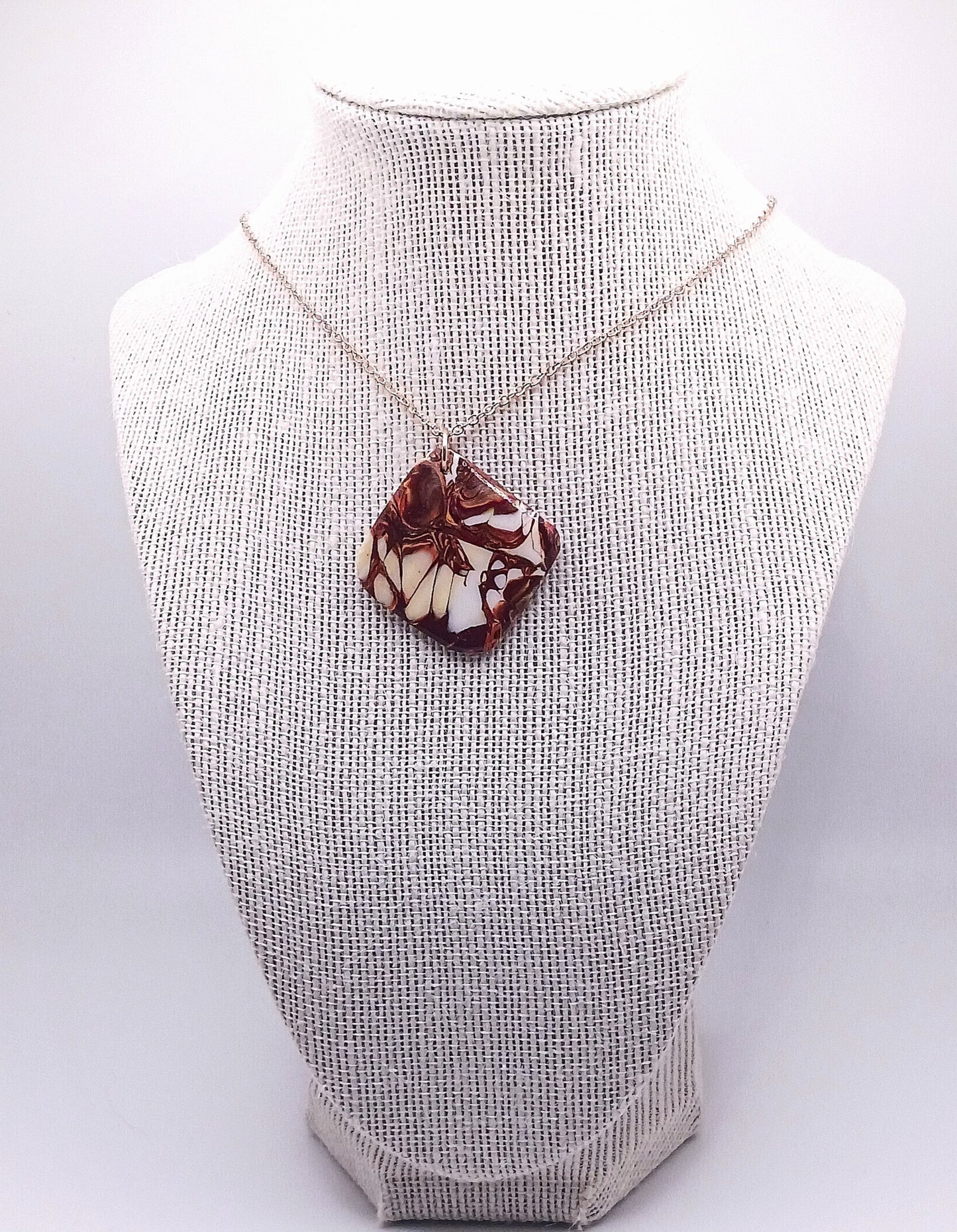 Fractured Wood Grain Necklace