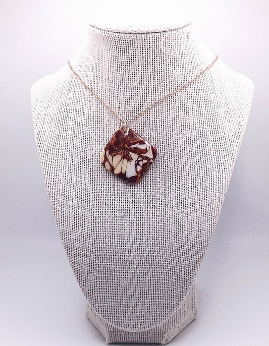 Fractured Wood Grain Necklace