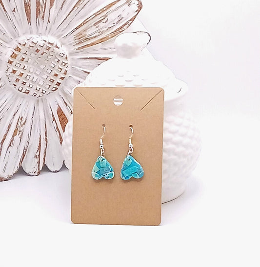 Mosiac Heart Earrings