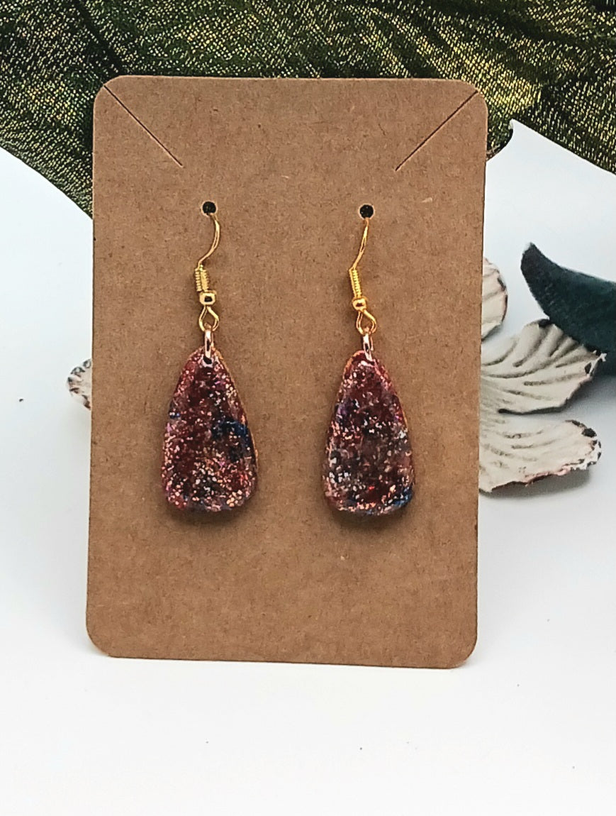 Shimmering Teardrop Earrings