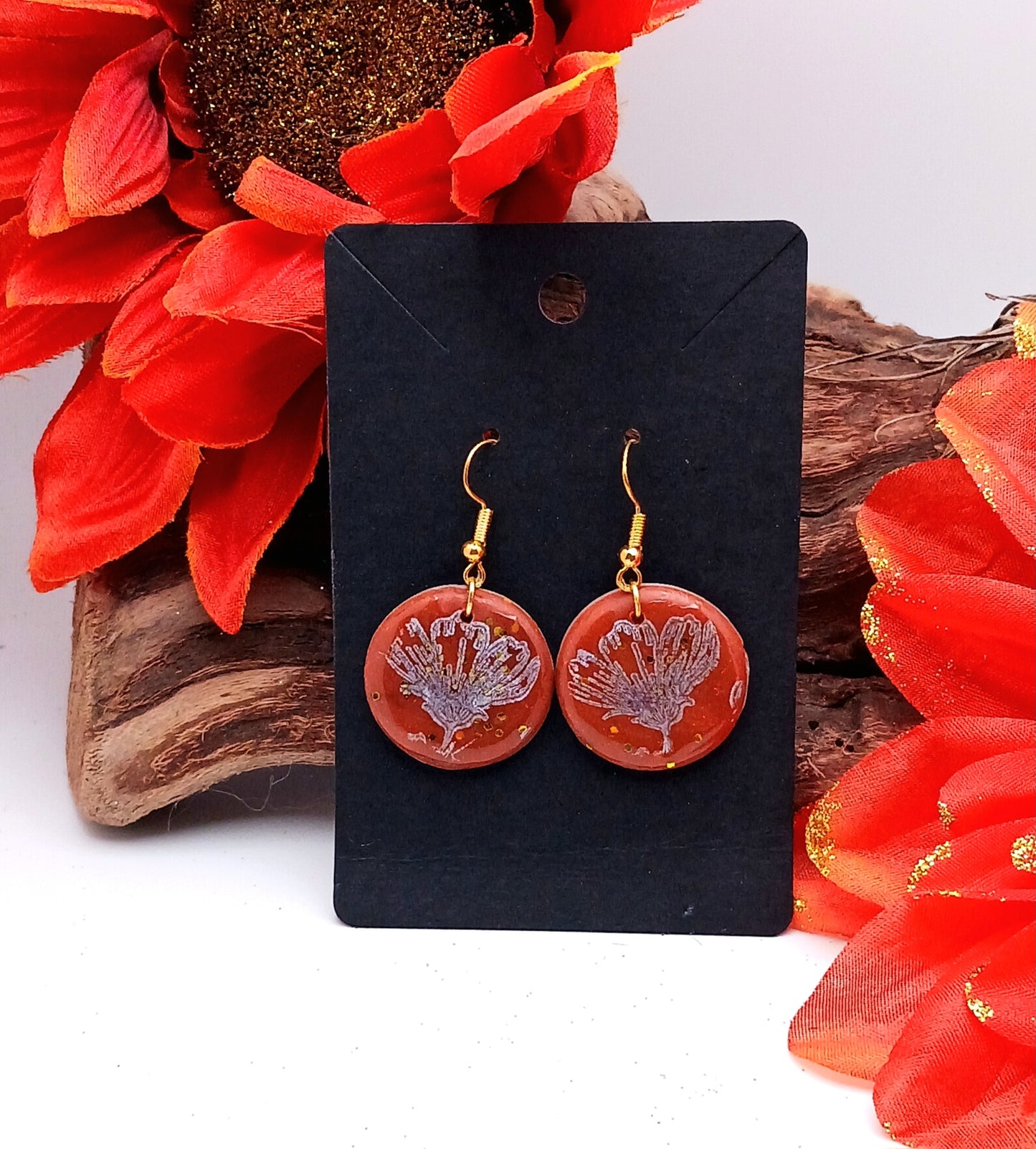 Wispy Flower Earrings