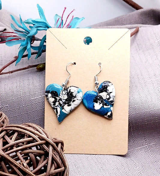 Bubble Heart Earrings