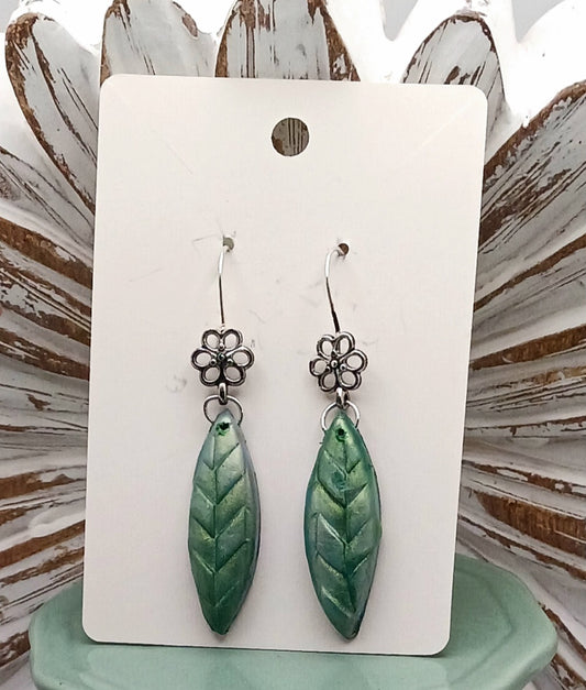 Grecian Leaf Earrings